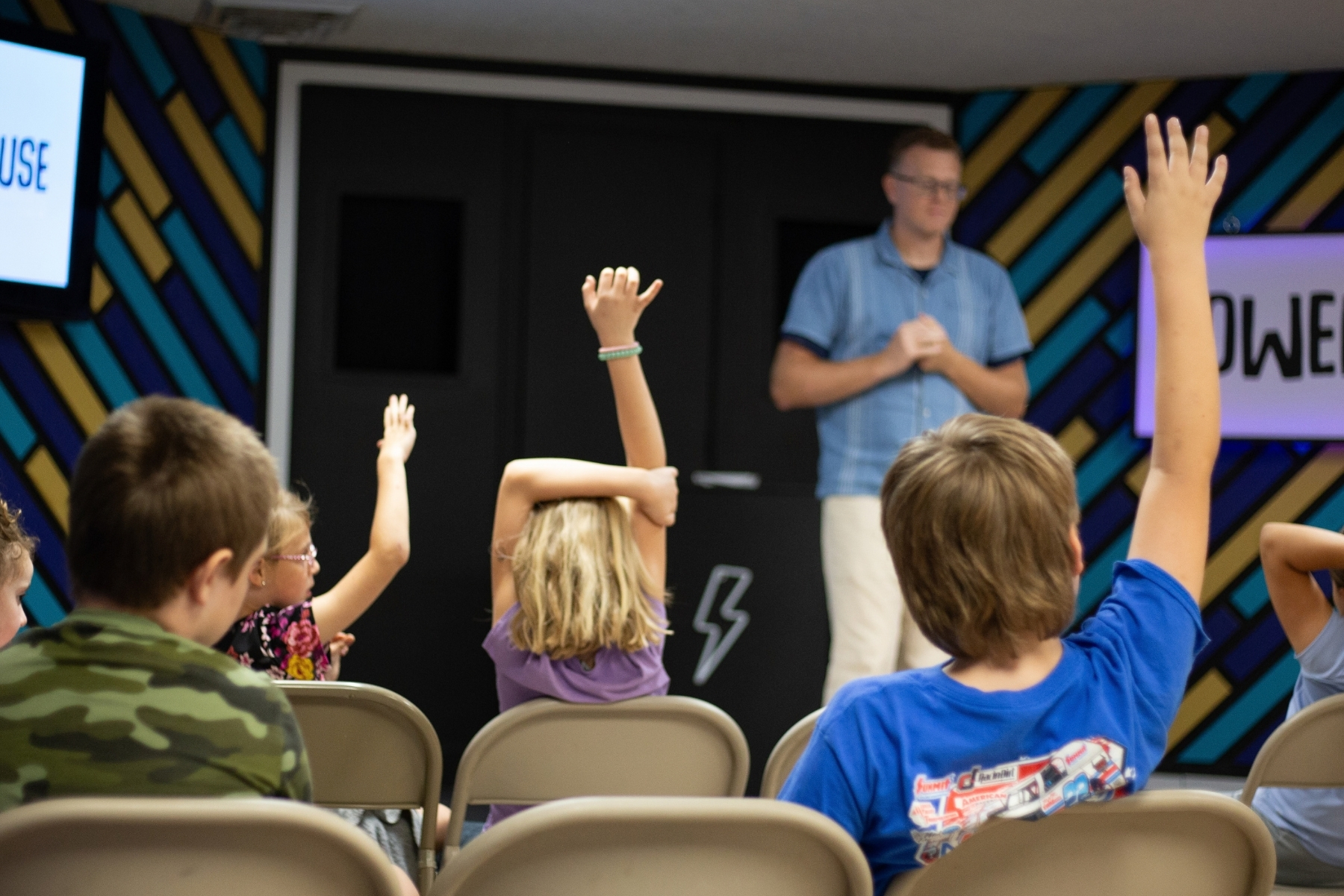 Children participating in activities at The Sanctuary