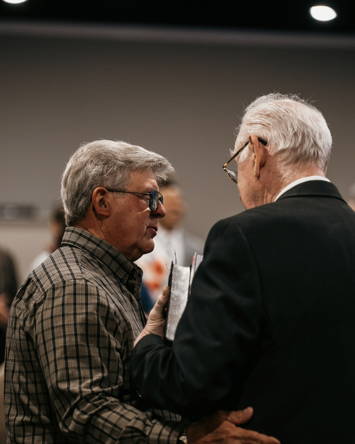 Men connecting at The Sanctuary